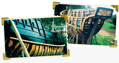 caravel Graeme Wylie’s caravel replica Notorious