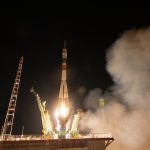 Moon landing celebrated by new ISS arrivals